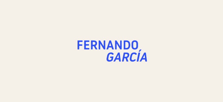 Logotipo tipográfico de Fernando García para su marca de fotografía gastronómica