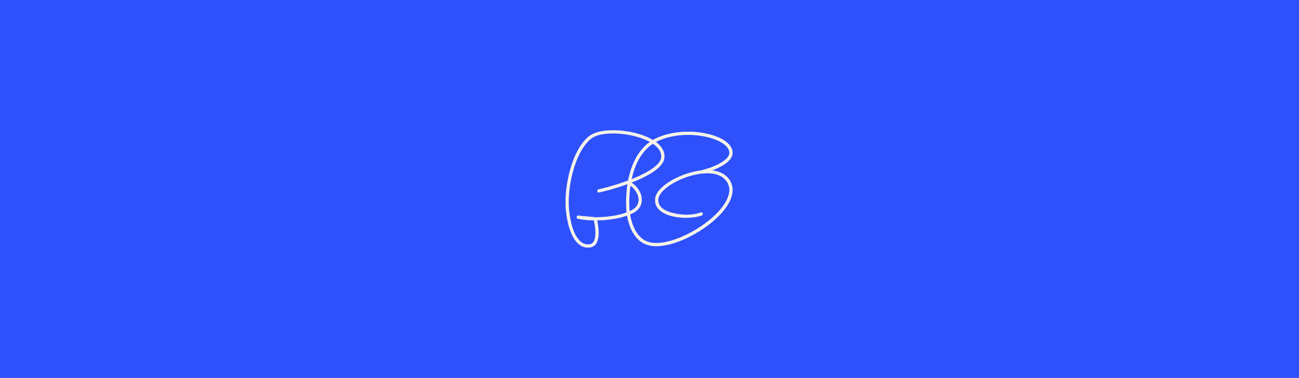 Logotipo con iniciales FG diseñado para la marca Fernando García