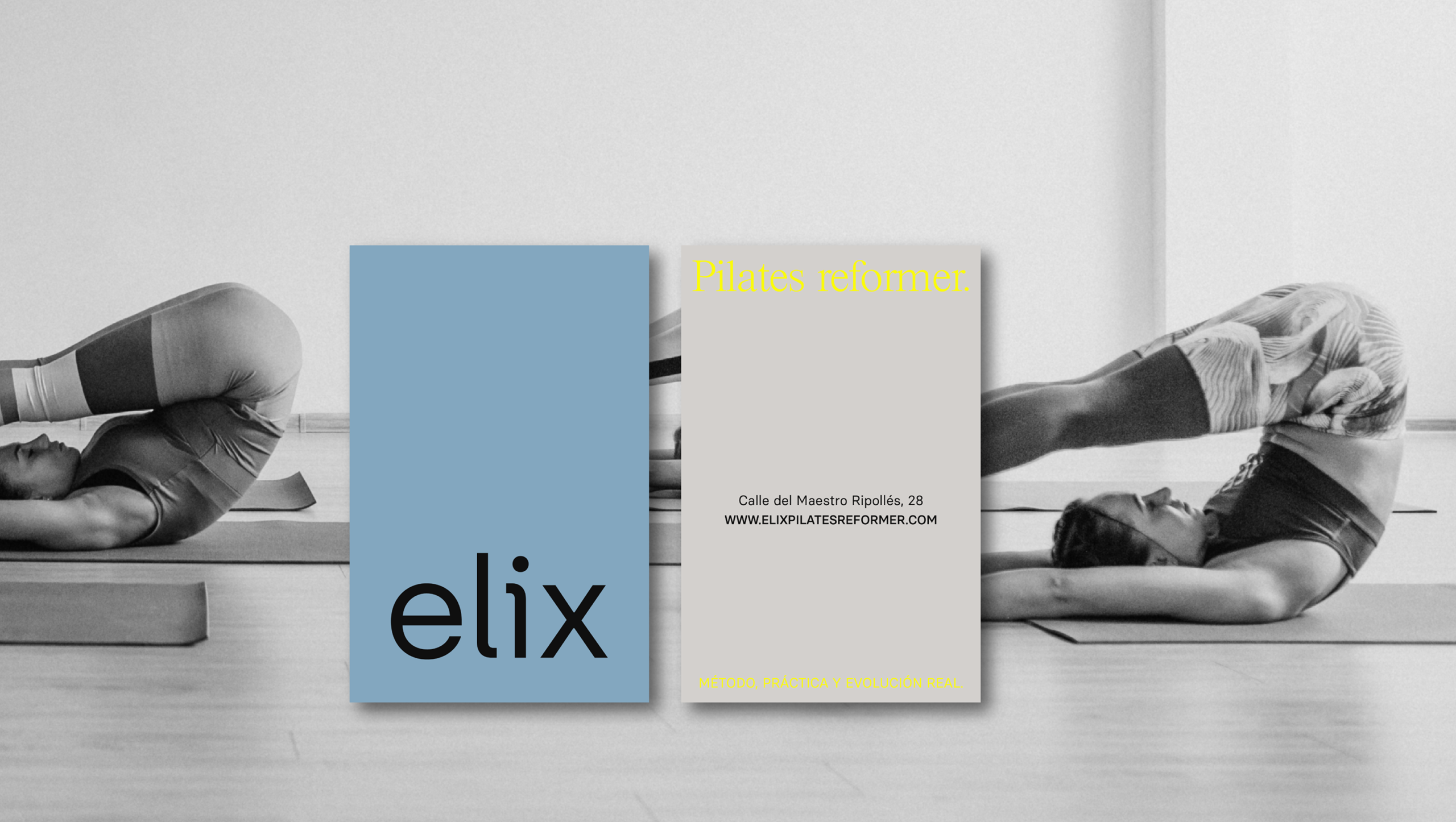 Aplicaciones de la marca ELIX Pilates dentro del proyecto de estrategia desarrollado por Get Me