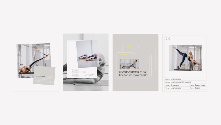Sistema de identidad ELIX Pilates — caso de estudio Get Me