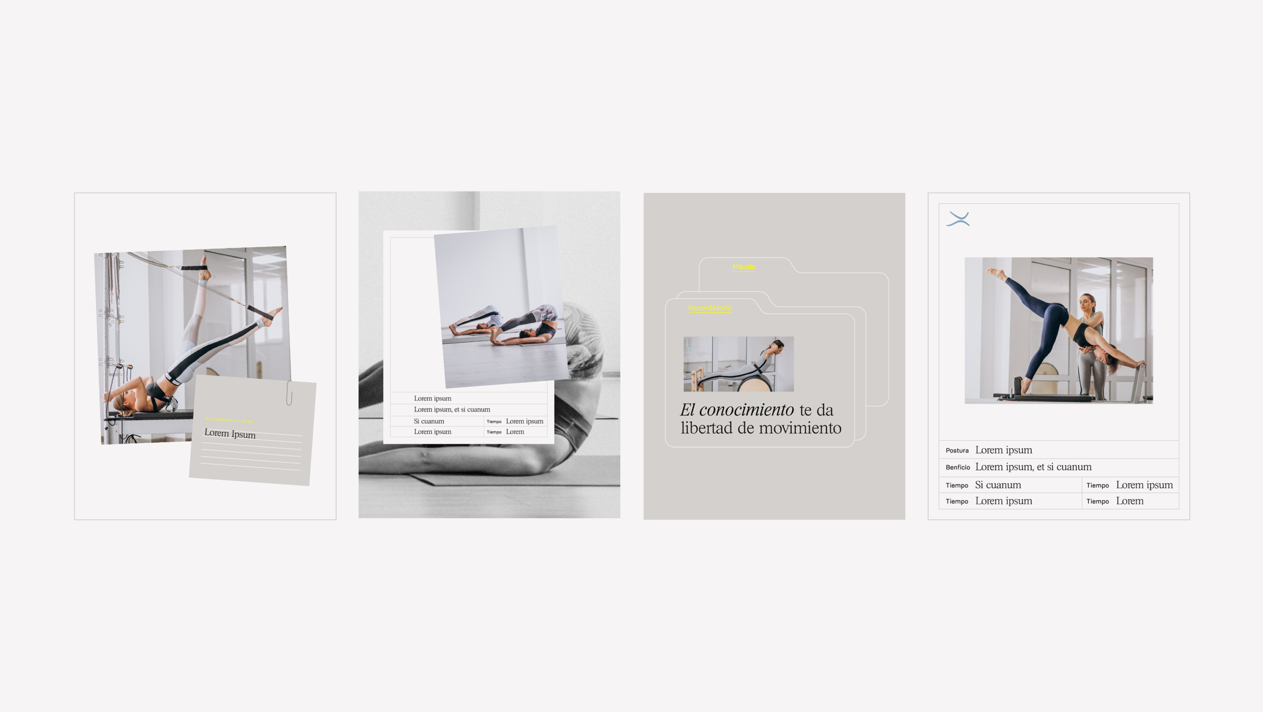 Sistema de identidad ELIX Pilates — caso de estudio Get Me